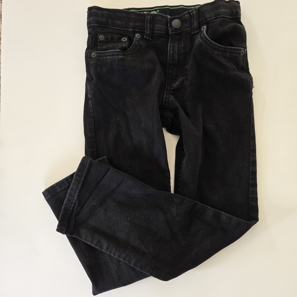 Girls Levis 511 Black Jeans Size 7